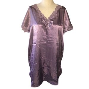 NEW Victoria’s Secret Gold Label Vintage Purple Nightgown Medium